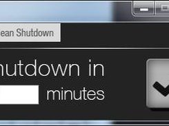 Clean Shutdown first screen