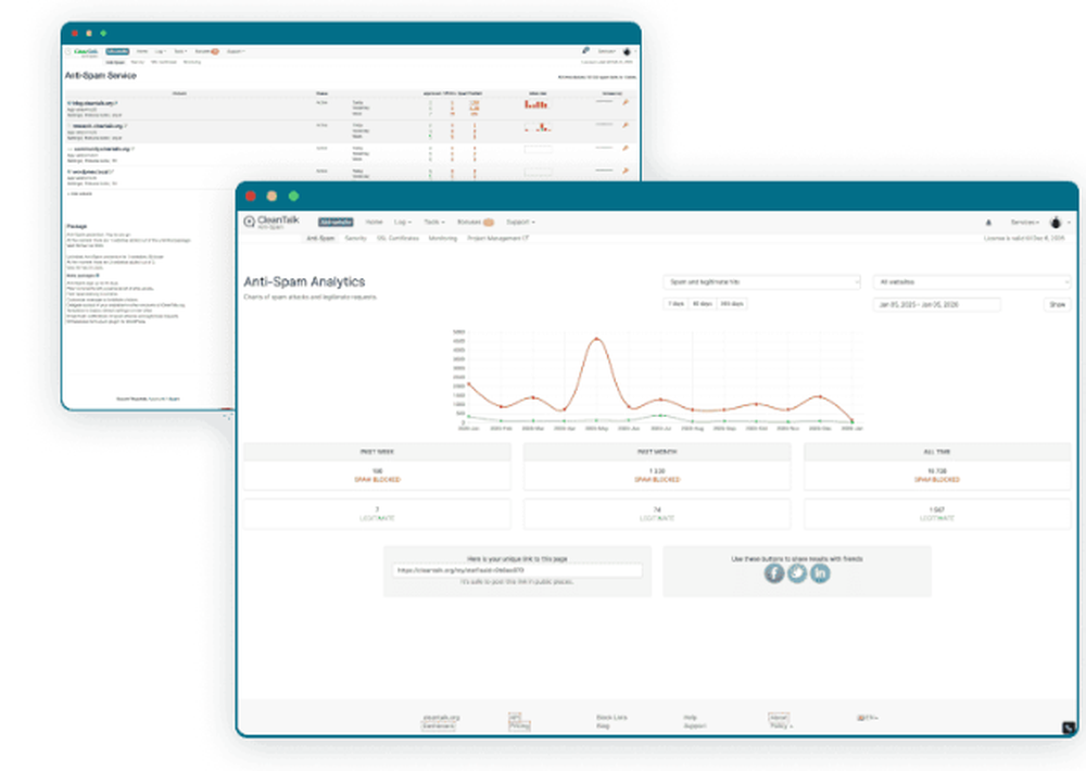 CleanTalk Screenshot 1