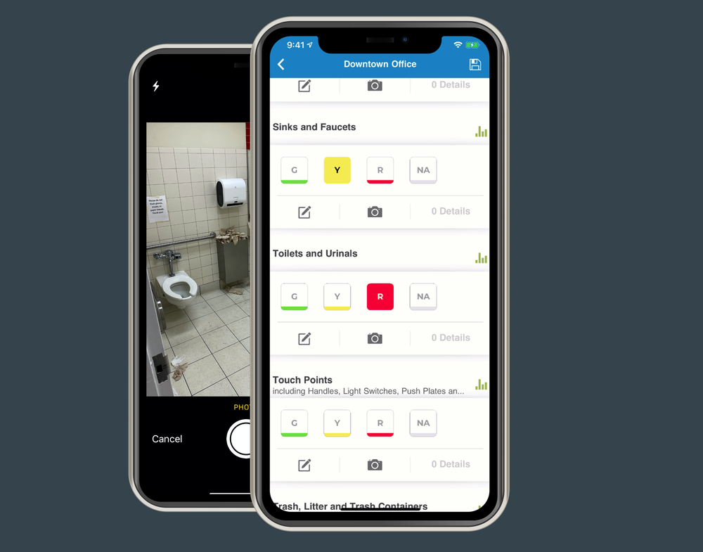 Cleaning inspections are important to your quality control program because they emphasize your team’s cleaning standards. Our building management software makes it easy to document your team’s cleaning history and hold employees accountable for their work. You can also share this information with customers and building patrons in order to prove contract fulfillment and build trust.