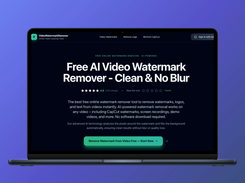 CLI tool removing AI-generated video watermarks using frame-based reconstruction