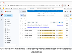 Use Saved Mail Filters as bookmarks