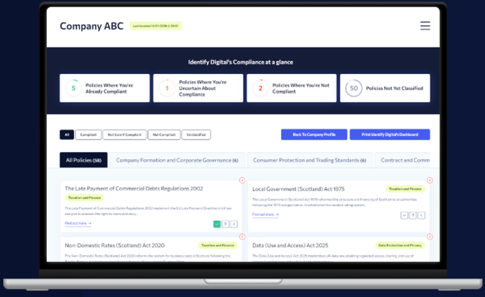 Clear View Compliance Screenshot 1