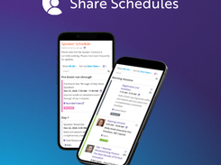 Share Event Schedules with attendees