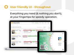 User friendly UI throughout