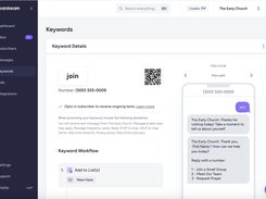 Create unlimited text-to-join keywords for first-time guests, events, giving, volunteering, and more. Easily collect people’s contact info with a digital connect card, send automatic follow-up messages, add them to your texting lists, and send a menu of options for people to choose from.