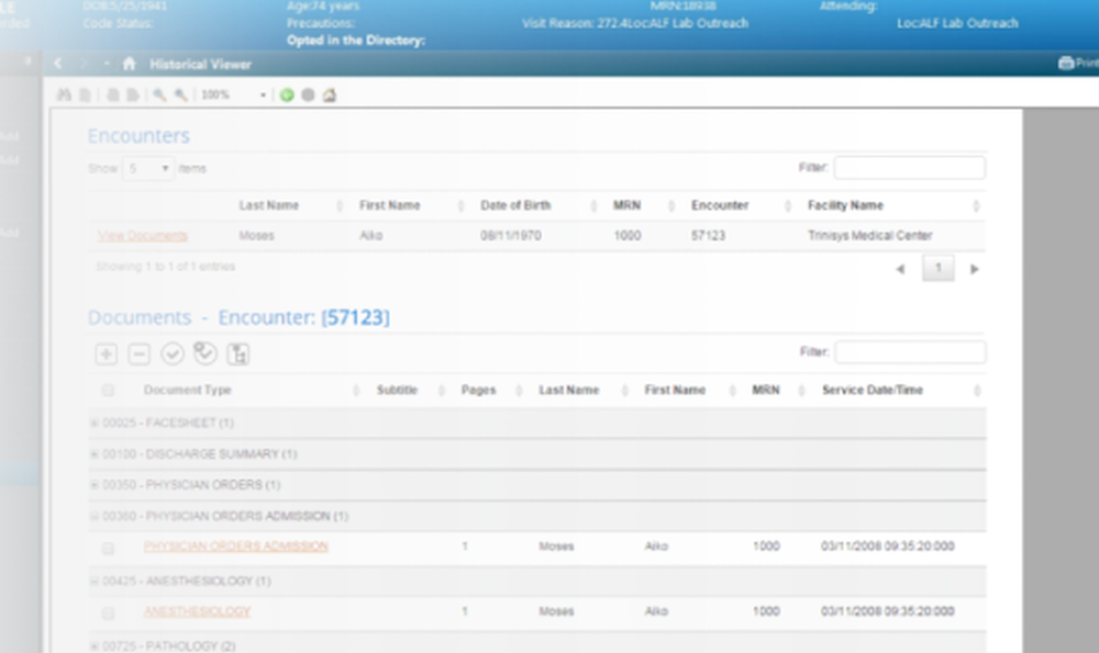 ClearView Blood Bank Screenshot 1