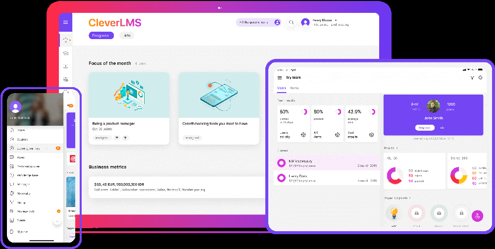 CleverLMS Screenshot 1