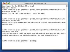 CLI-Bible-Reader Screenshot 1