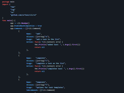 cli package Screenshot 1