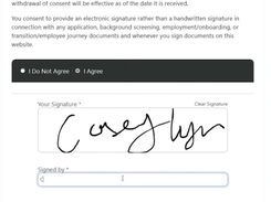 Built-In eSignature comes standard