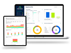 Custom reports & KPIs; maintenance history, downtime, costs, etc.