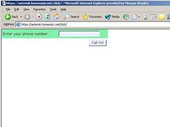web-click version calls customer from a Helpdesk1800 Number