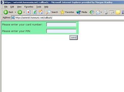 Step - 1 It asks for Card and Pin to authenticate, next.....