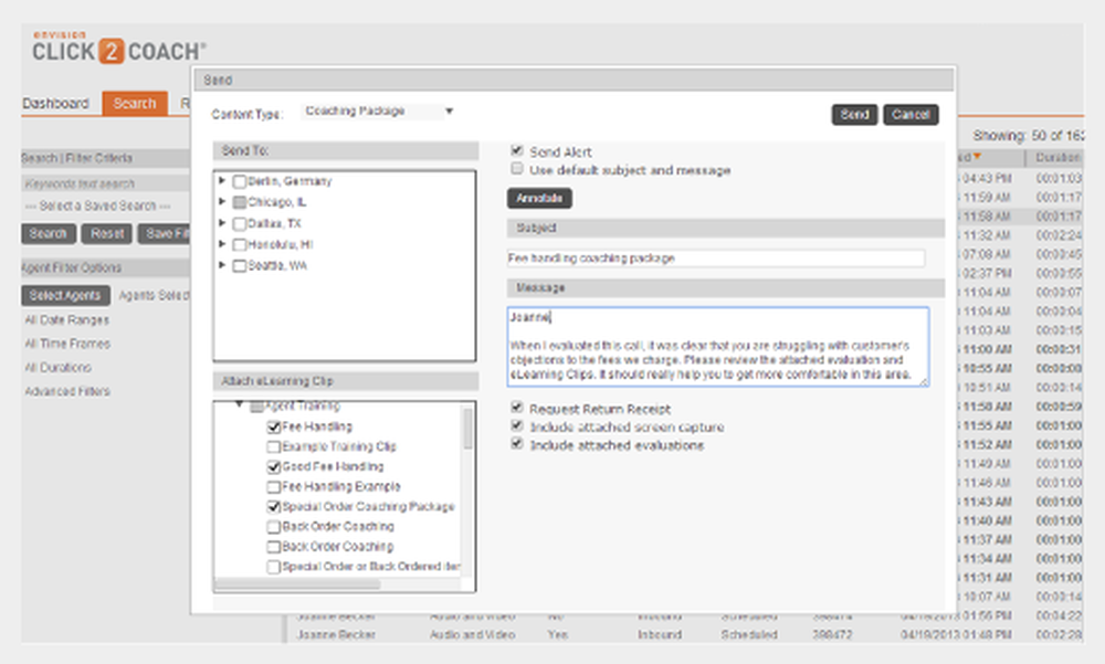 Click2Coach Screenshot 1