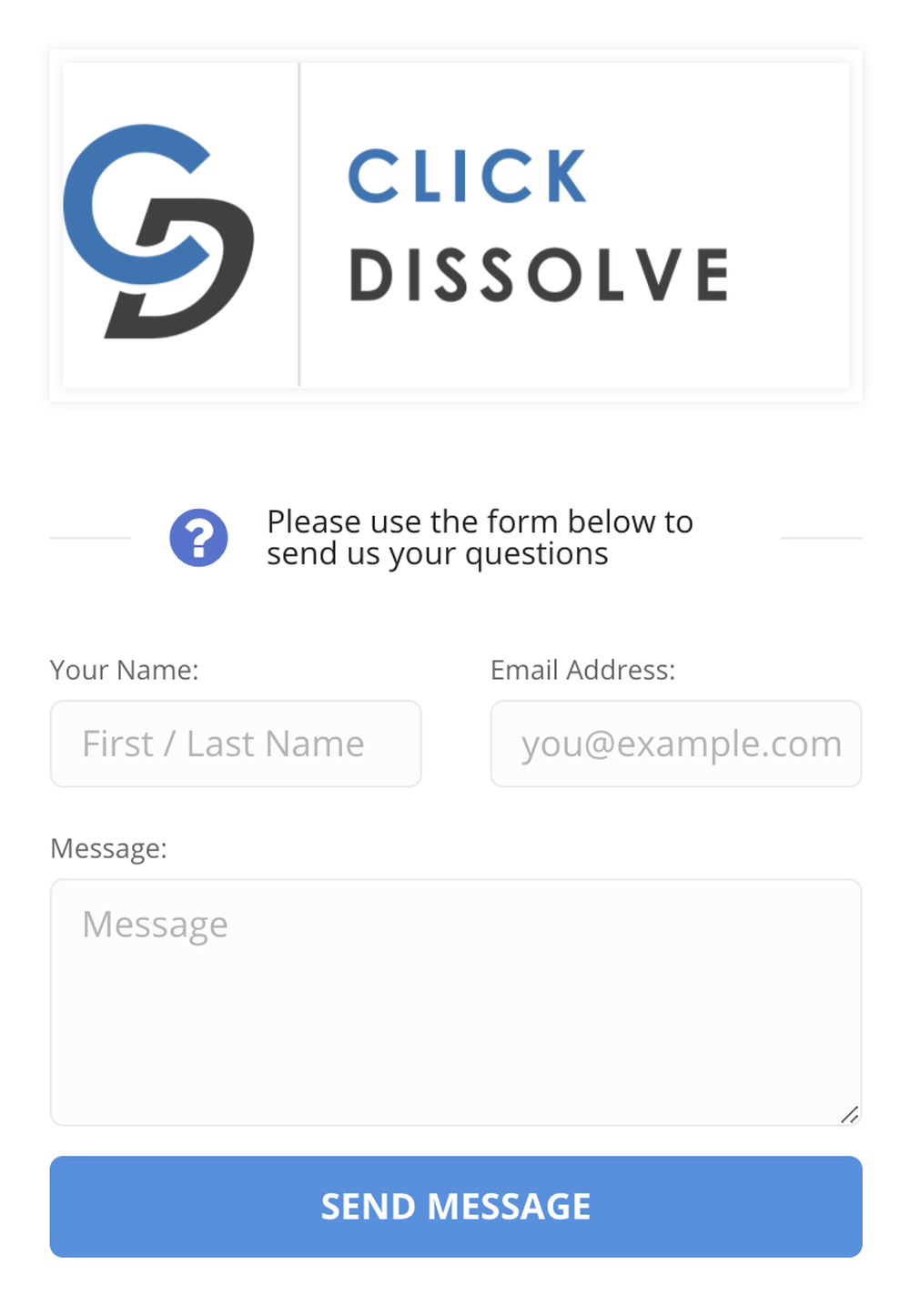 ClickDissolve Screenshot 1