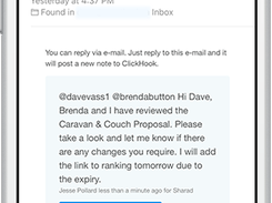 ClickHook: Responding To Notes Right From Your Email