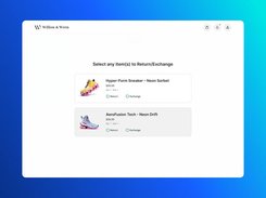 Self-serve returns portal for a seamless customer experience.