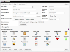 Customer Input Form and Links