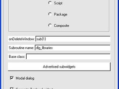 Enter the project properties