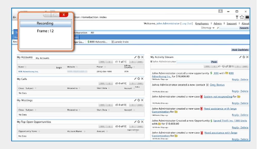 ClicTest Screenshot 1
