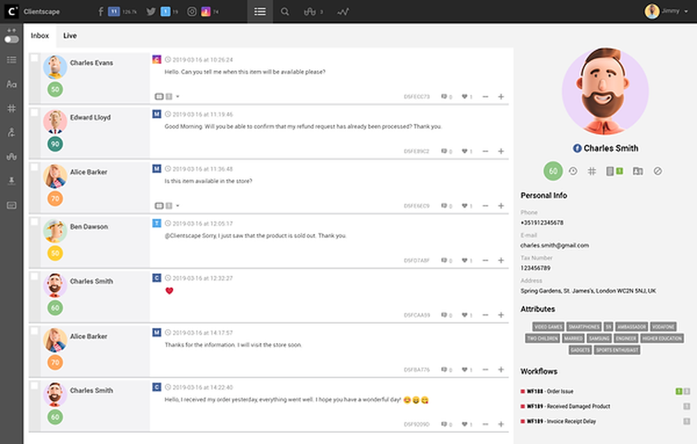 Clientscape Screenshot 1