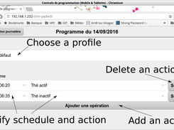 Actions for a specific day window  (in french)