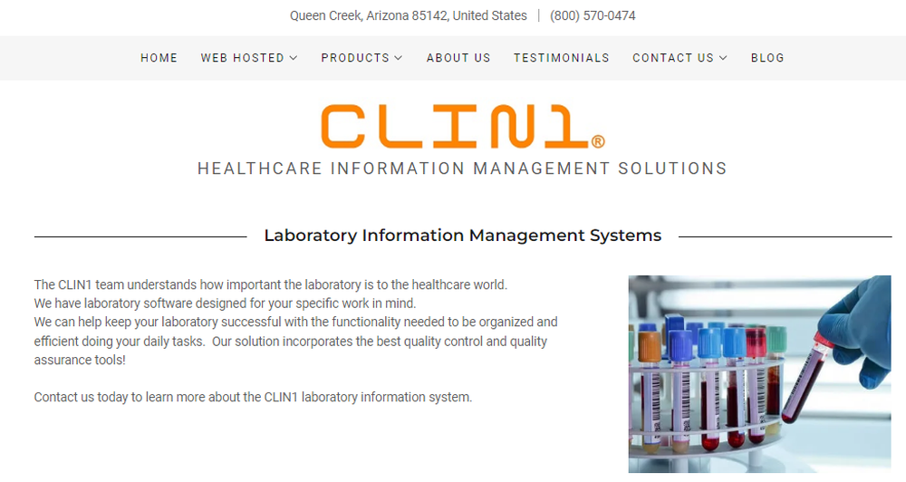 CLIN1 LAB Screenshot 1