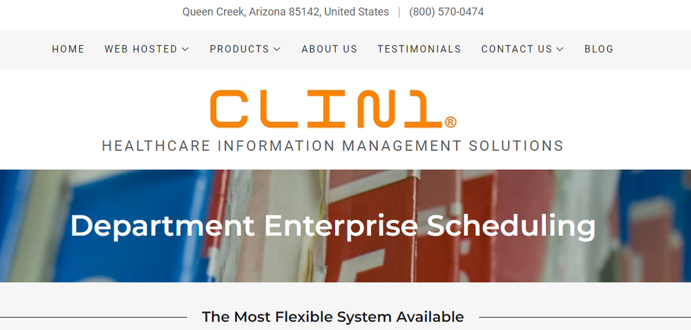 CLIN1 Scheduling Screenshot 1
