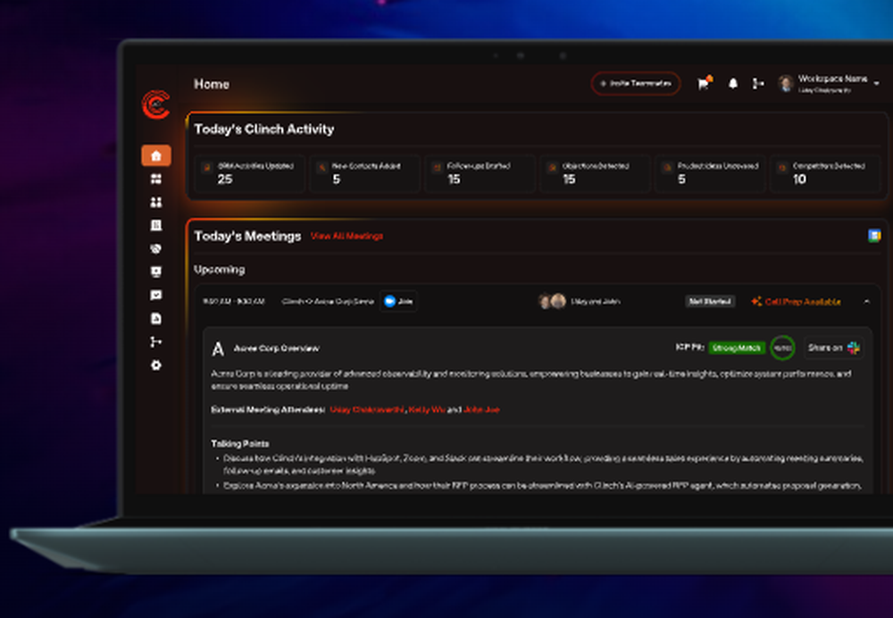 Clinch AGI Screenshot 1