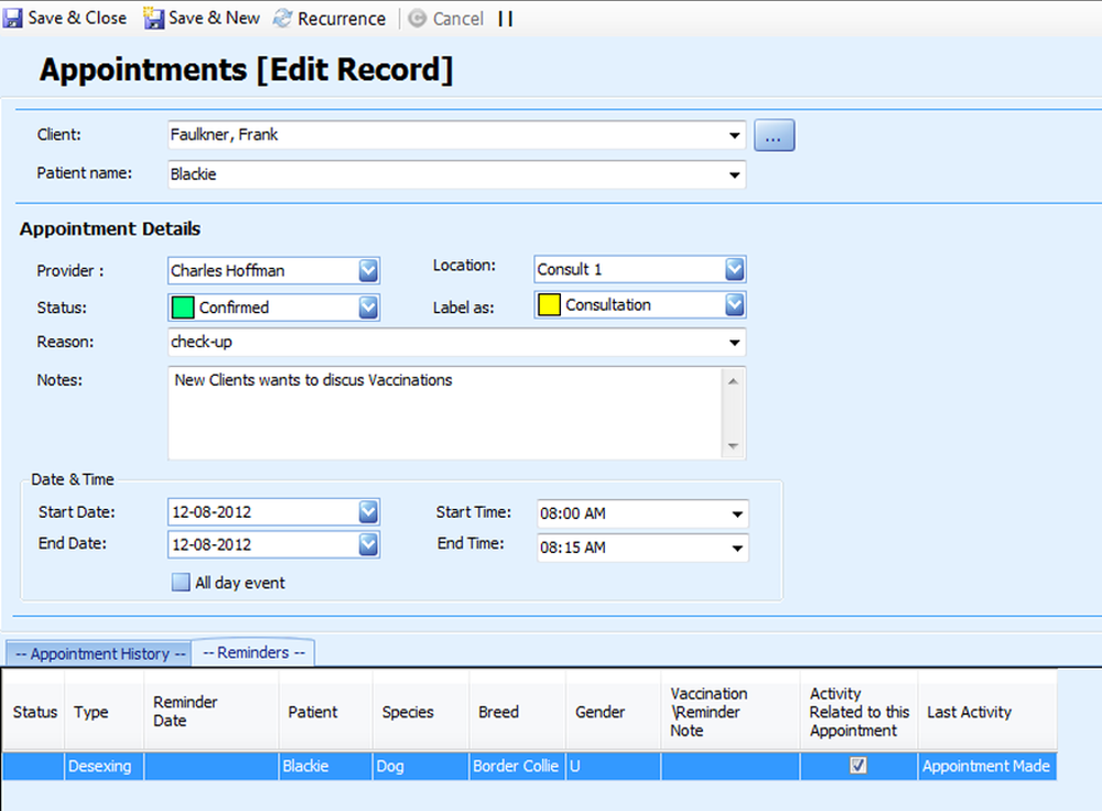 Clinic-Ware Screenshot 1