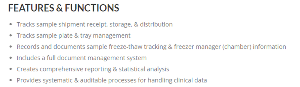 Novatek Clinical Assay Management Software Screenshot 1