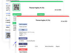 Clinicea generates beautiful QR-coded, digitally signed e-prescriptions