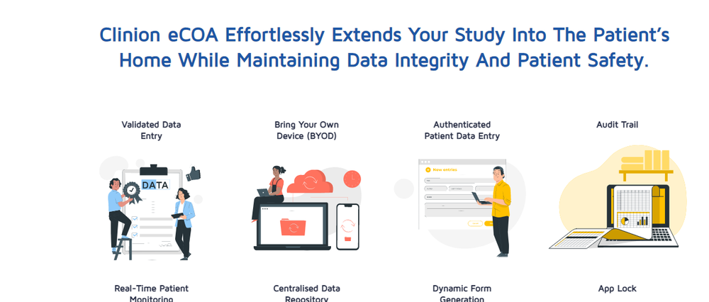 Clinion eCOA Screenshot 1