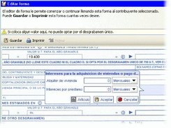 Creación y edición de planillas de impuestos