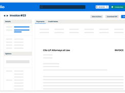 Clio Billing Invoice