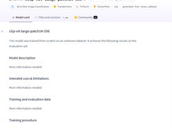 clip-vit-large-patch14-336 Screenshot 1