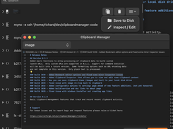 Inspecting an image on the clipboard