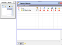 Clipboard Shooter - Clipboard item with images popup