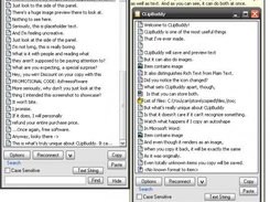 Shows text and image preview functionality.