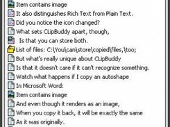 Shows the different formats and how they are handled