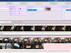 Search your video library by spoken words and persons