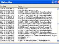 ClipLog window