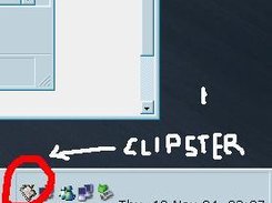Clipster in the system tray [ Windows ]
