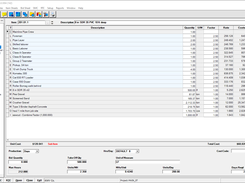 Item Sheet -Cost work up of an Item or Phase of the job