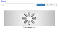 Initial Popup Window
