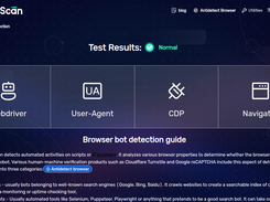 BrowserScan bot detection: Normal (4/4 checks passed)