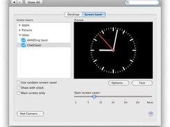 ClockSaver module in System Preferences.app