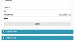ClockVIEW App Login on Mobile