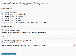 Plugin Control Panel