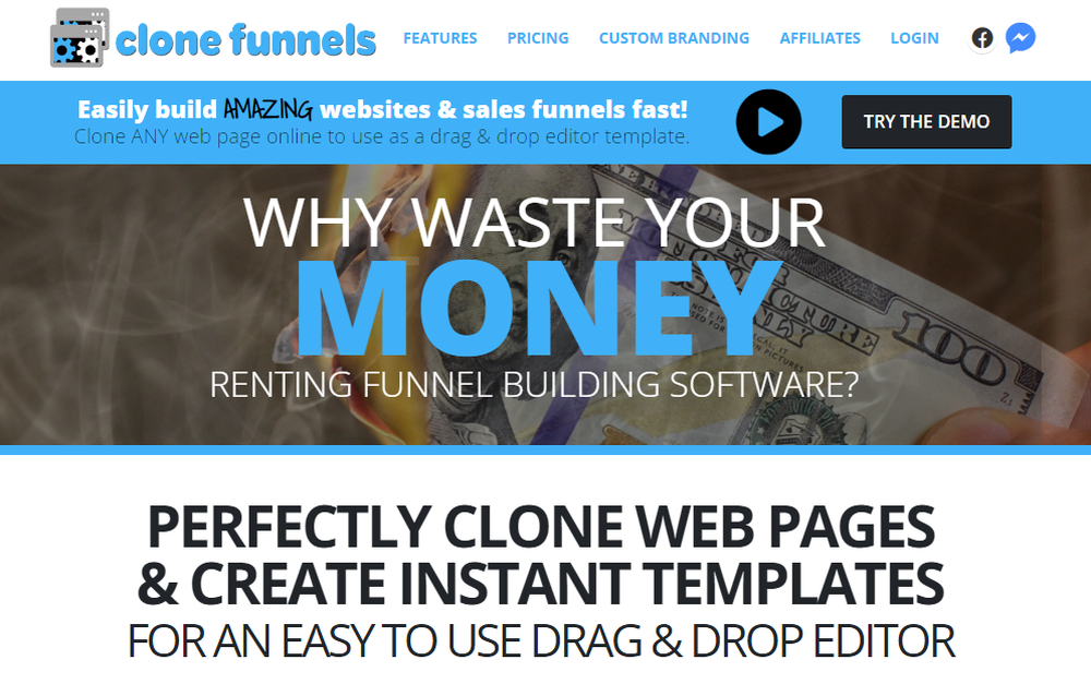 Clone Funnels Screenshot 1